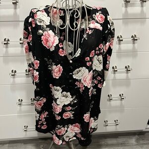 Torrid floral blouse, size 3
